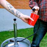 Bomba para Barril para Fiestas. Acoplador tipo S.